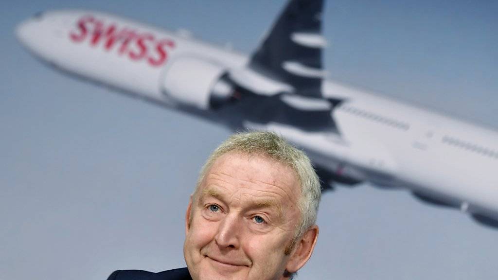 Swiss-Chef Thomas Klühr kann sich freuen: Die Schweizer Fluggesellschaft hat 2018 einen neuen Passagierrekord aufgestellt. (Archiv)
