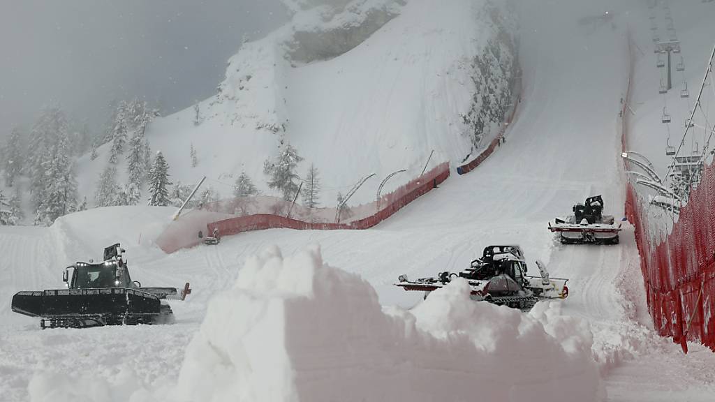 Das Wetter sorgt in Cortina d'Ampezzo für zwei Verschiebungen