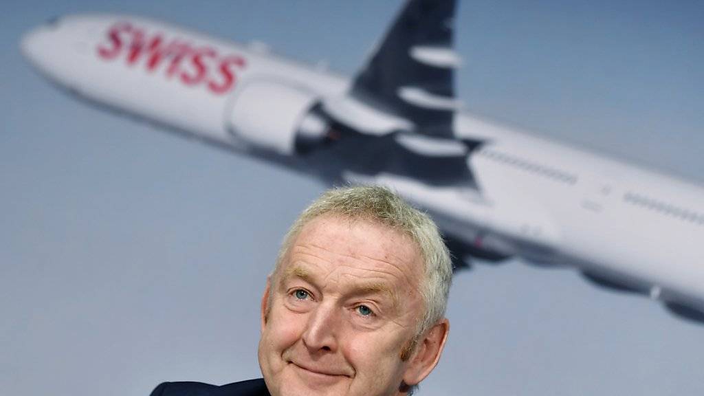 Swiss-Chef Thomas Klühr kann sich freuen: Im November hat die Schweizer Fluggesellschaft fast 5 Prozent mehr Passagiere transportiert. (Archiv)