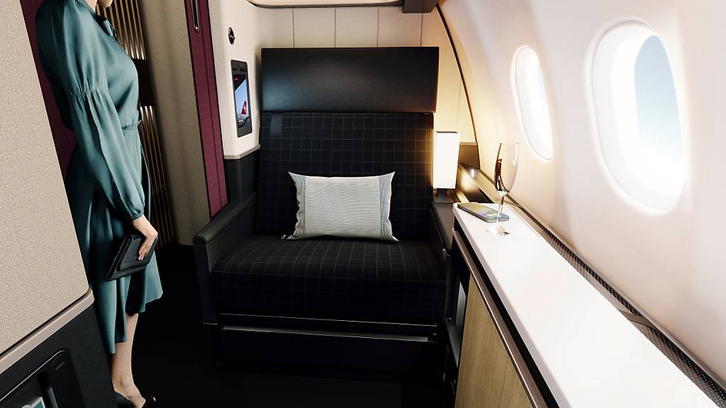 Die neuen First Class-Sitze in Flugzeugen der Swiss sind zu schwer.