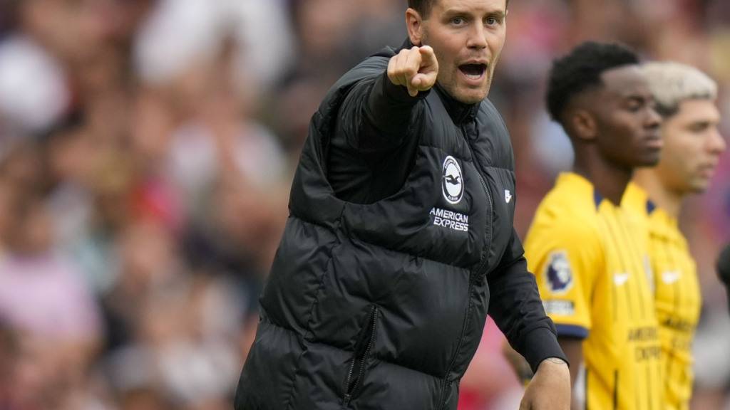 Ist in der Premier League  ein Traumstart gelungen: Fabian Hürzeler, der neue Trainer von Brighton