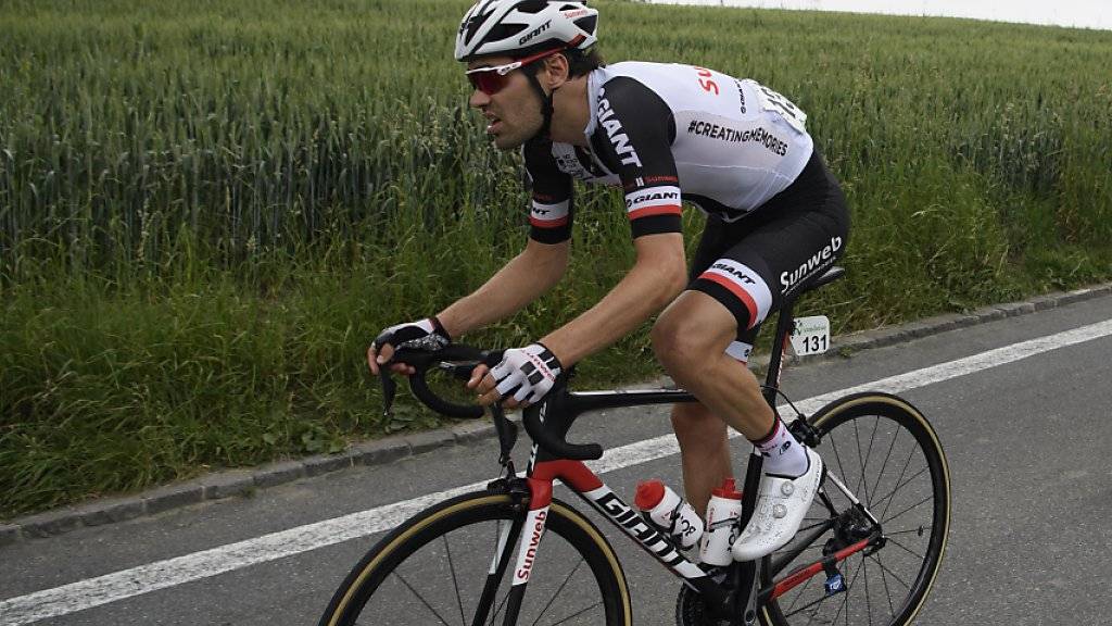 Tom Dumoulin vom Team Sunweb während der 3. Etappe der Tour de Suisse am Montag von Menziken nach Bern. Er steigt aus der Pole-Position in die Bergetappen