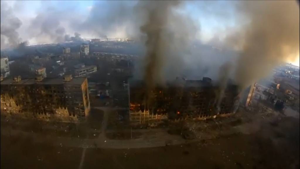 Zerstörung aus der Vogelperspektive: So sieht Mariupol nach den russischen Angriffen aus