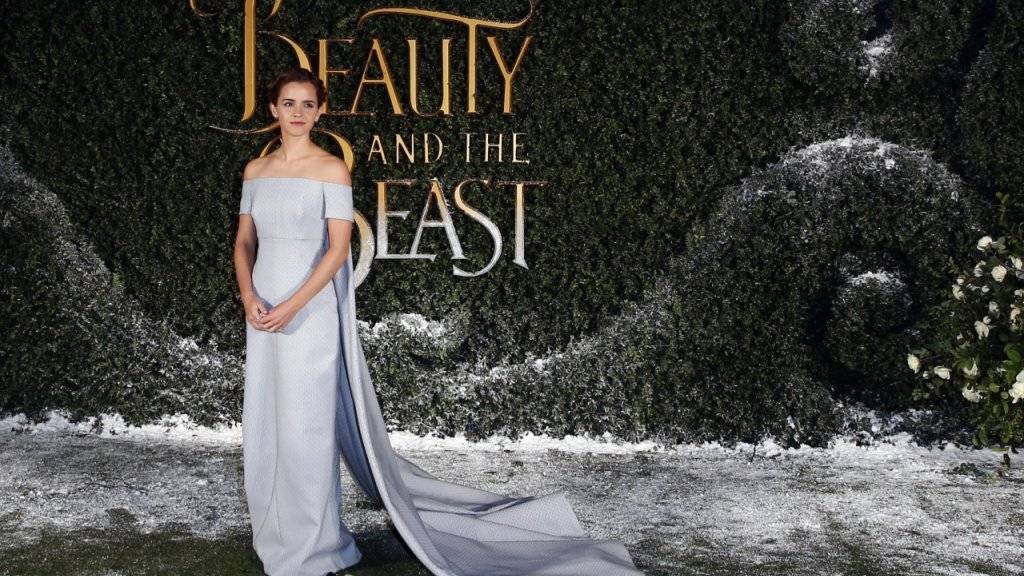 Emma Watson als die schöne Belle in «Beauty and the Beast» lockte die amerikanischen Zuschauer auch am zweiten Wochenende in Massen an. (Archivbild)