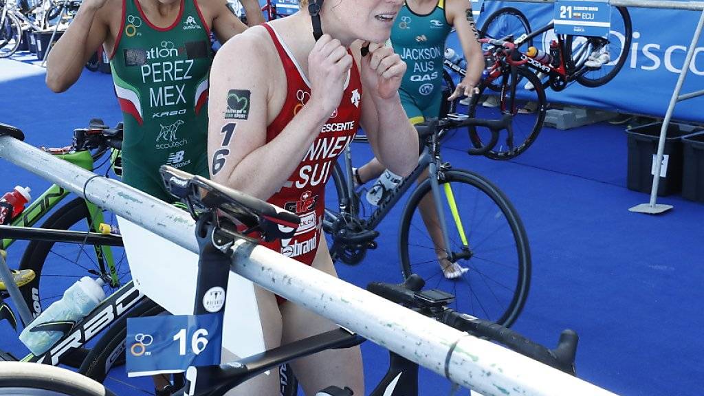 Jolanda Annen lief es am Olympia-Testevent der Triathletinnen in Tokio gar nicht wunschgemäss