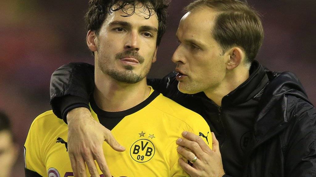 Bald nicht mehr beisammen: Mats Hummels und Dortmunds Trainer Thomas Tuchel