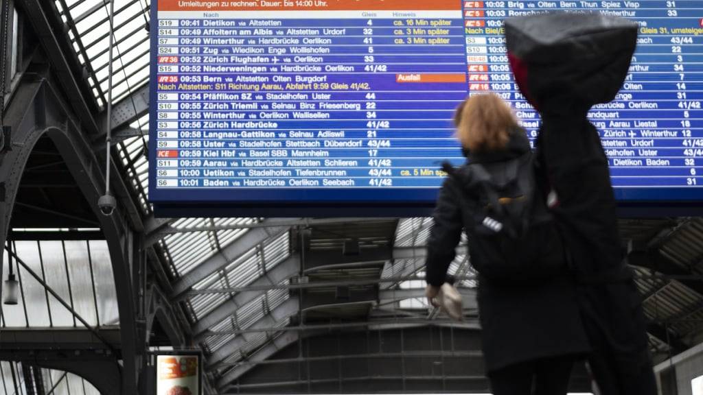 Eine Fahrleitungsstörung im aargauischen Lenzburg hat am Sonntag den Zugverkehr eingeschränkt. (Symbolbild)