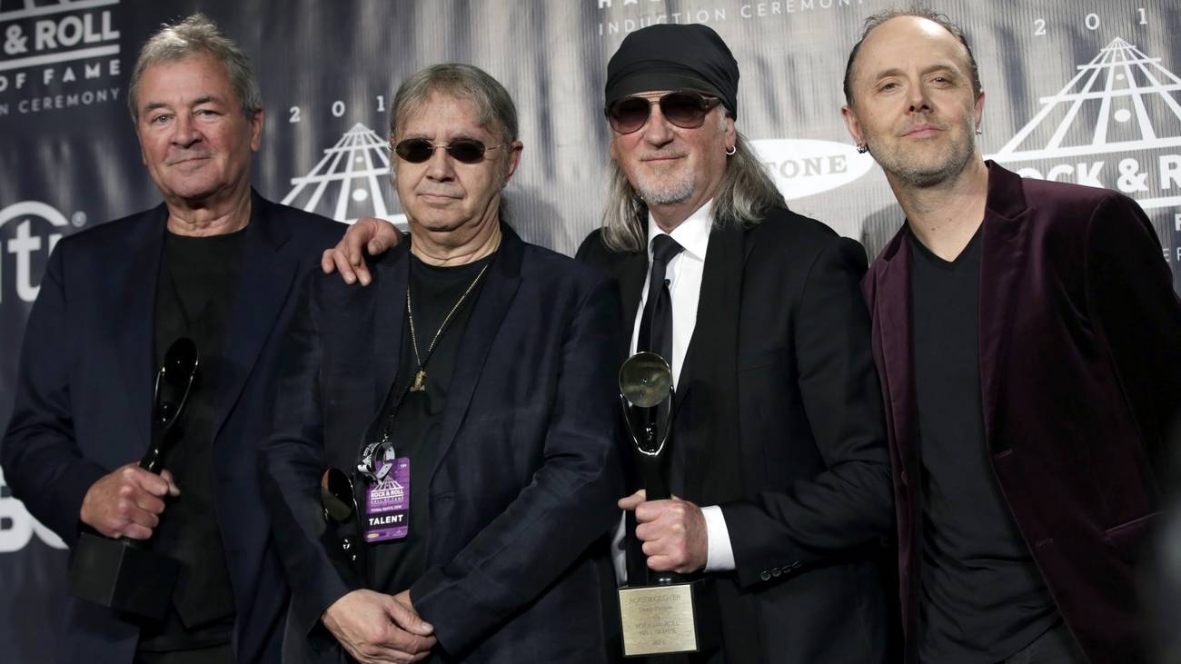 Deep Purple wird in die «Rock'n'Roll Hall of Fame» aufgenommen.