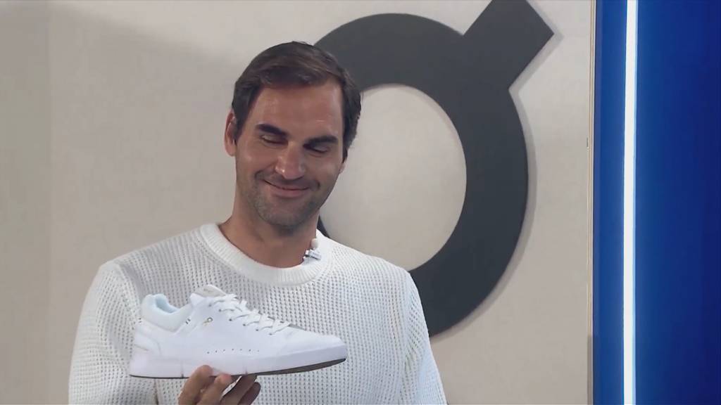 Roger Federer präsentiert seinen Schuh «The Roger»