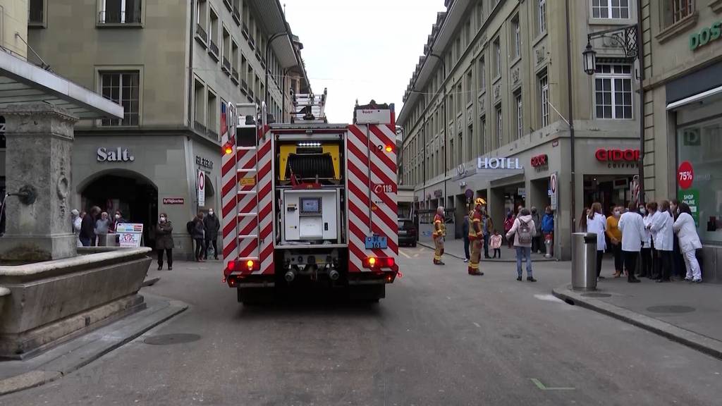 Polizei- und Feuerwehreinsatz in der Neuengasse