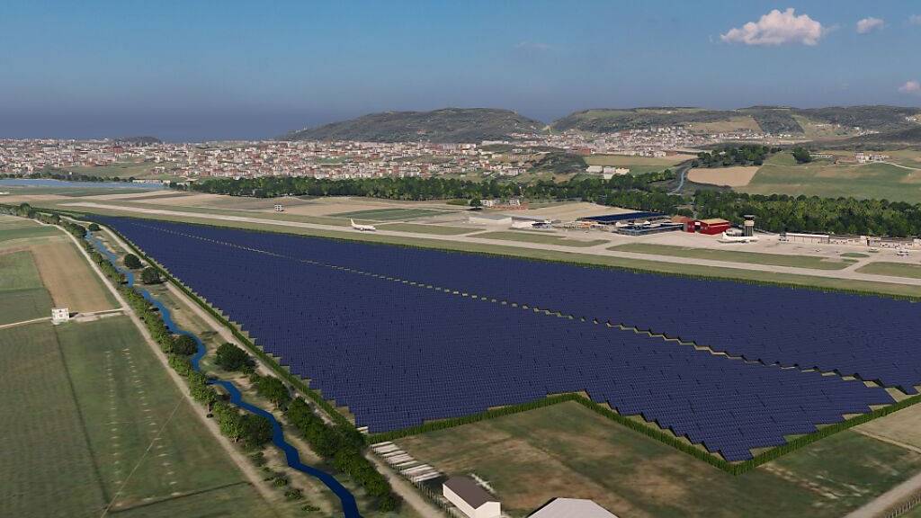 Flughafen Bern und BKW planen riesige Freiflächen-Solaranlage