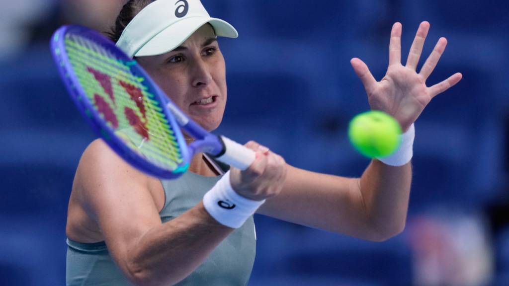 Geht konzentriert ans Werk: Belinda Bencic