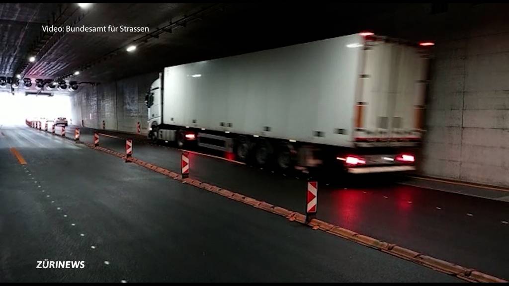 Hohe Bodenwelle im Schöneichtunnel erschreckt Autofahrer