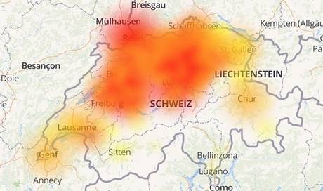 Swisscom «down» - Störungen bei Festnetz und mobilem ...