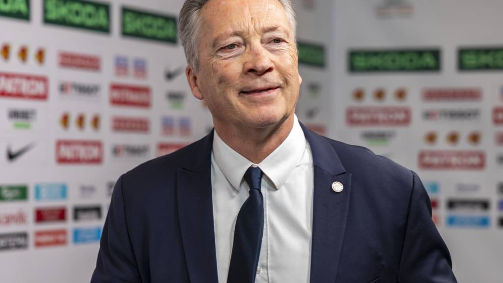 Aufatmen beim deutschen Trainer Harold Kreis nach dem 6:2 gegen Ungarn, das die Hoffnungen auf die Viertelfinals am Leben erhält