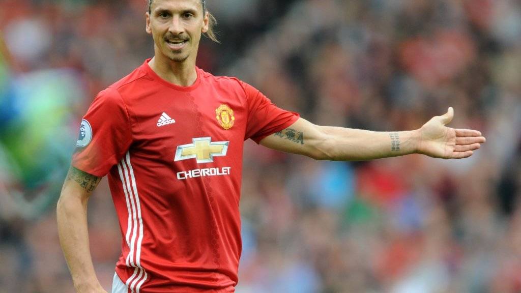 Zlatan Ibrahimovic (35) wird auch in der kommenden Saison für Manchester United auflaufen