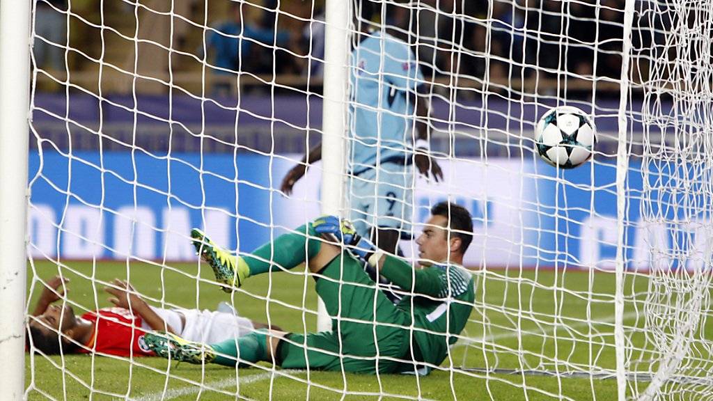 Der Schweizer Keeper Diego Benaglio kassierte mit Monaco gegen Marseille drei Tore