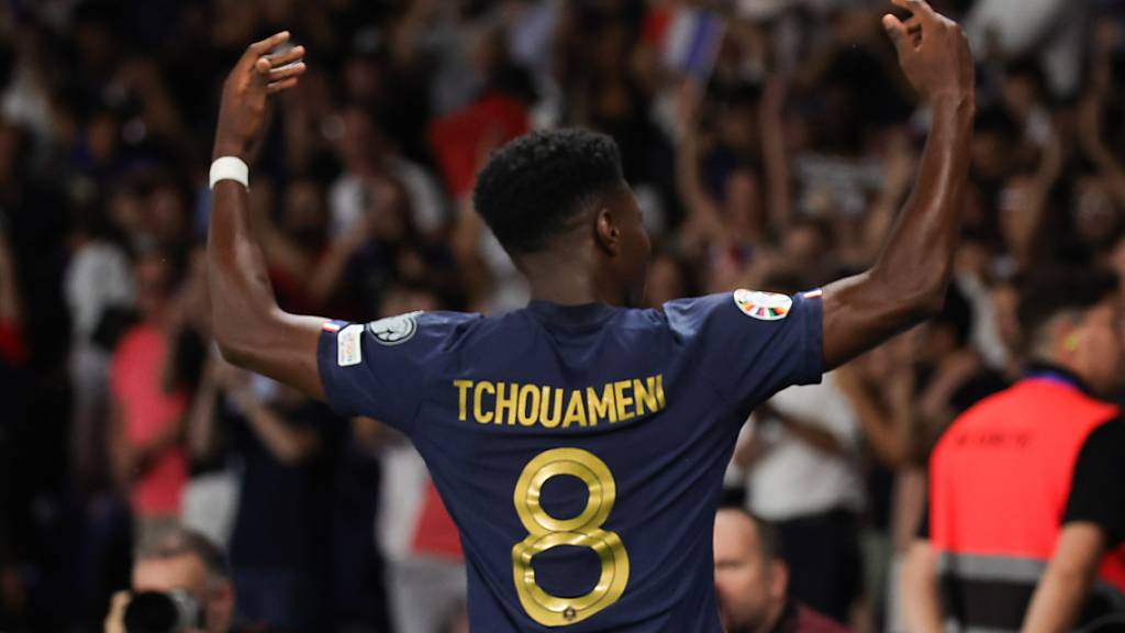 Aurélien Tchouaméni traf spät zum 2:1 für Real Madrid
