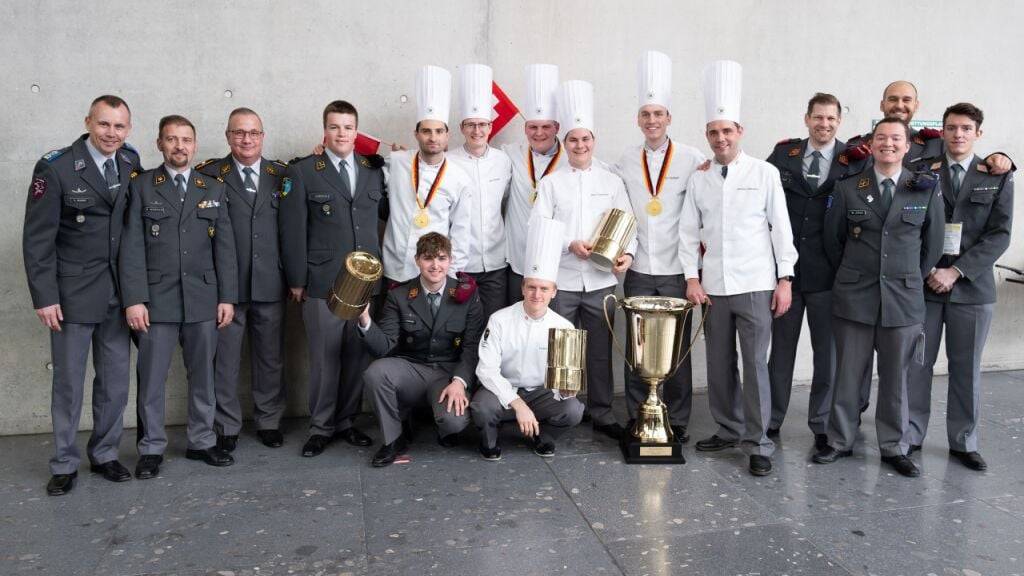 Sie sind die besten Militärköche der Welt: Das Swiss Armed Forces Culinary Team (SACT).