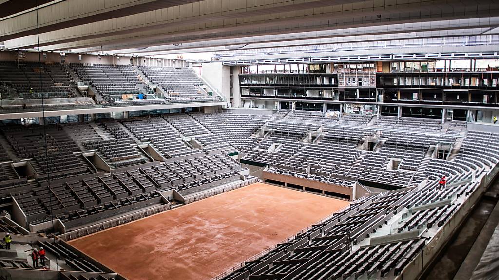 Vorderhand kein Tennis-Betrieb auf dem neuen Court Philippe Chatrier