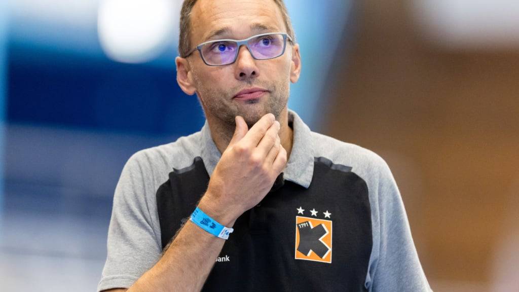 Auf Kadetten Schaffhausens Trainer Hrvoje Horvat lastet ein grosser Druck
