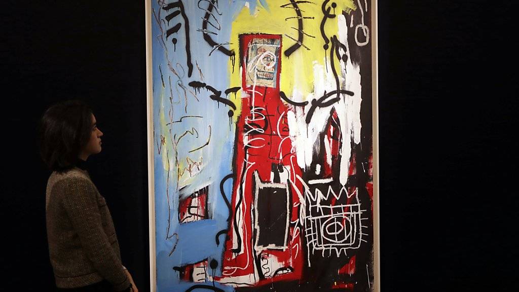 Wurde für gut 110 Millionen Dollar versteigert: das Gemälde «Untitled» des 1988 verstorbenen US-Künstlers Jean-Michel Basquiat. (Archivbild)