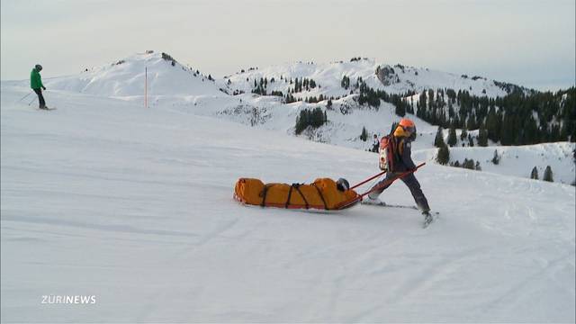 Hochbetrieb bei Pistenrettungsdiensten