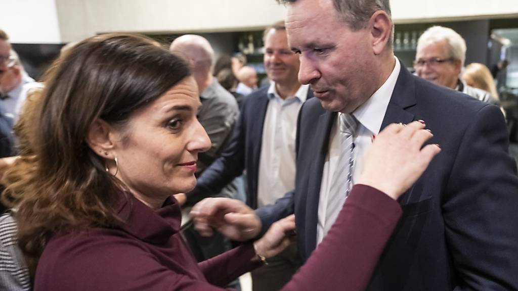 Das neue Berner Duo im Ständerat: Flavia Wasserfallen (SP) und Werner Salzmann (SVP).