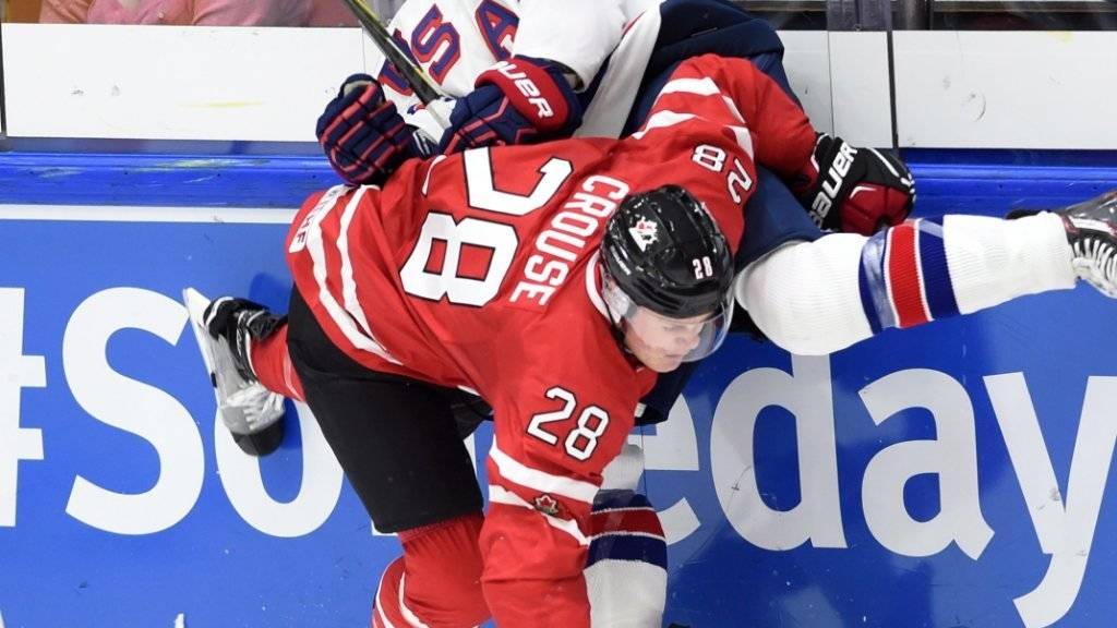 Harter U20-Fight zwischen Amerikanern und Kanadiern