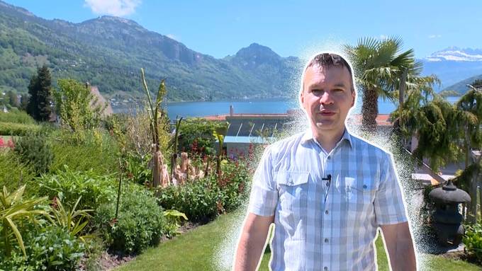 Mehr Garten als Wohnung: Philipp zeigt sein Zuhause am Vierwaldstättersee