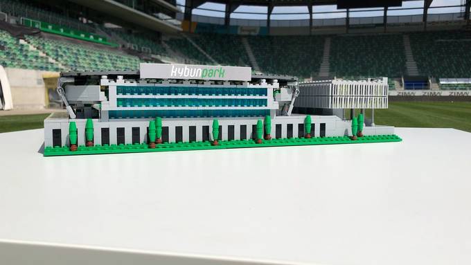 Kybunpark im Mini-Format: Schüler baut Stadion aus Lego nach