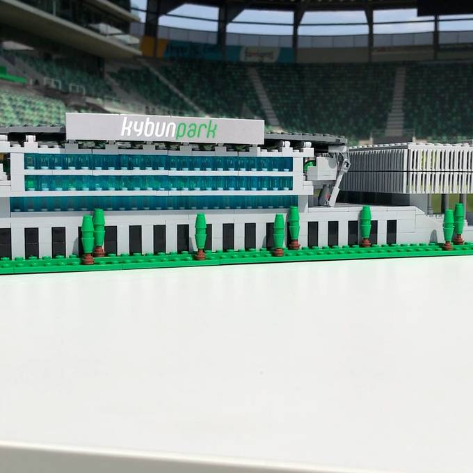 Kybunpark im Mini-Format: Schüler baut Stadion aus Lego nach