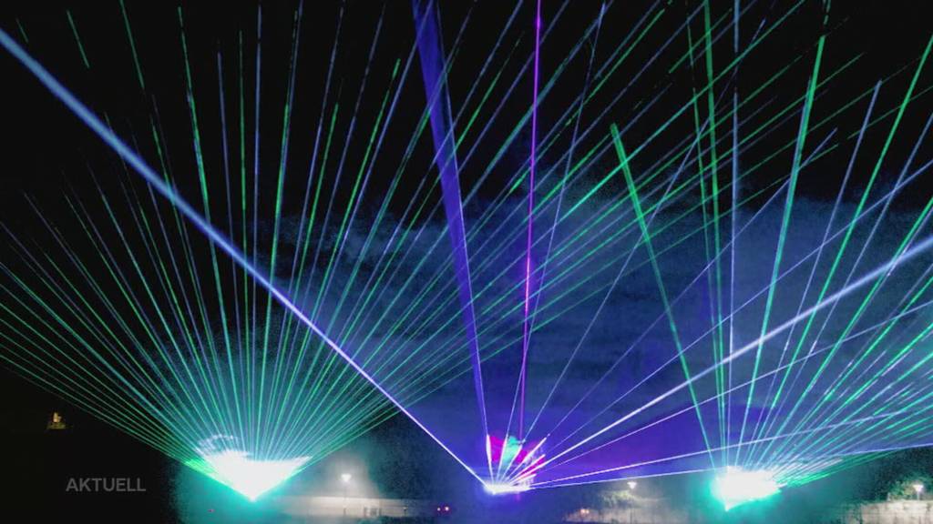 Notlösung: Ein junger Mann zerstört in Bremgarten die Anlage der Bundesfeier-Lasershow