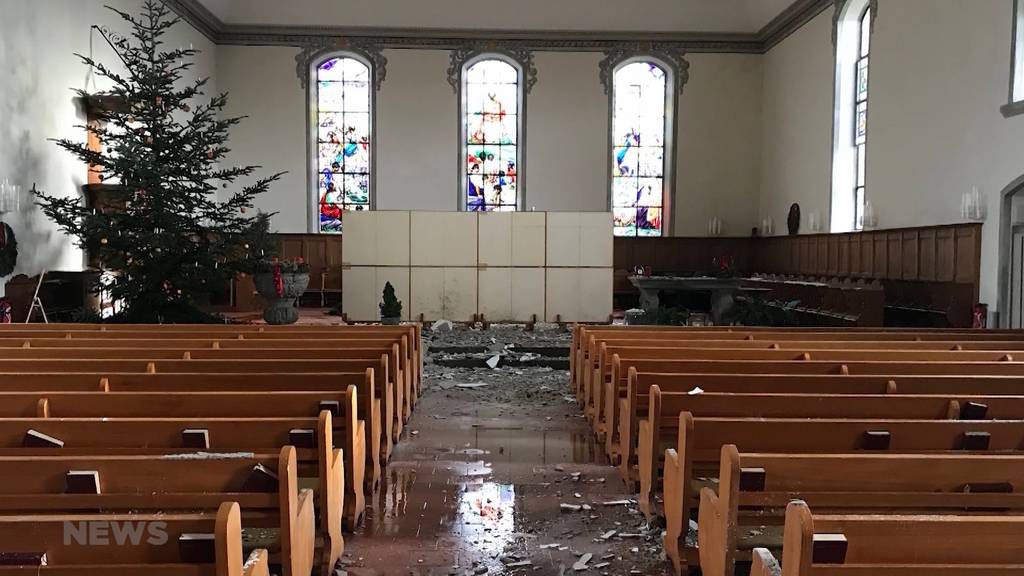 Glück im Unglück: Erste Bilder aus dem Kirchenschiff Herzogenbuchsee