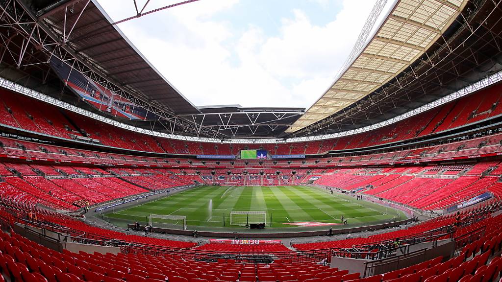 Das Wembley-Stadion in London ist am 11. Juli Schauplatz des EM-Finals