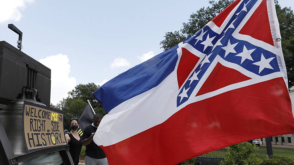 Streit um Symbol: Der US-Gliedstaat Mississippi will die umstrittene Flagge abschaffen.
