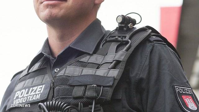 Stadtpolizisten mit Bodycams