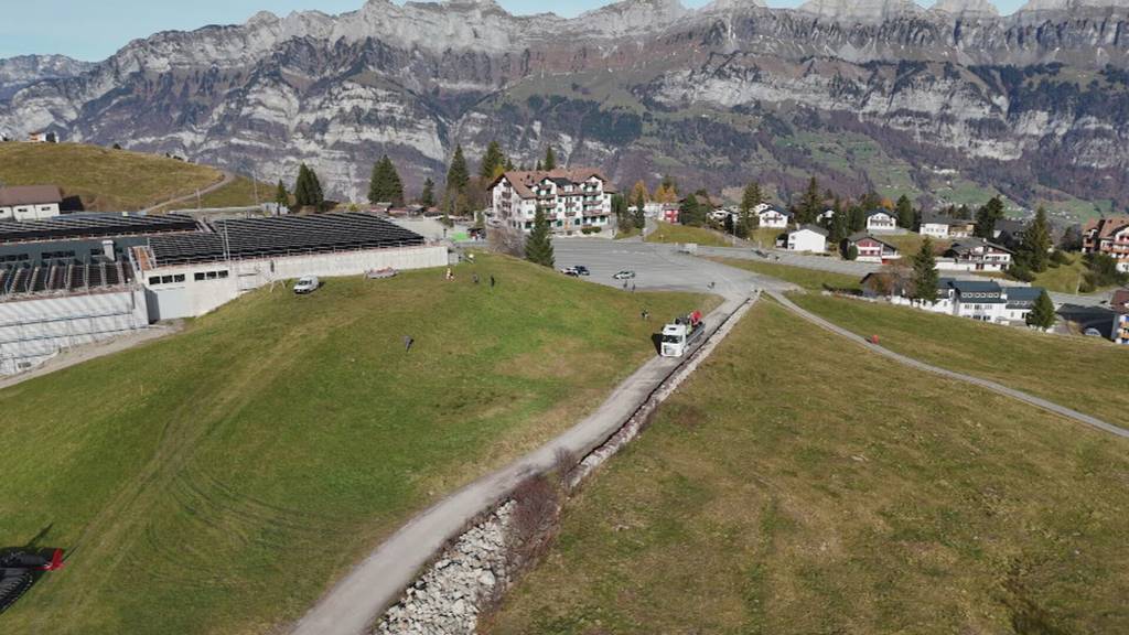 Skigebiet Flumserberg rüstet für den Winter