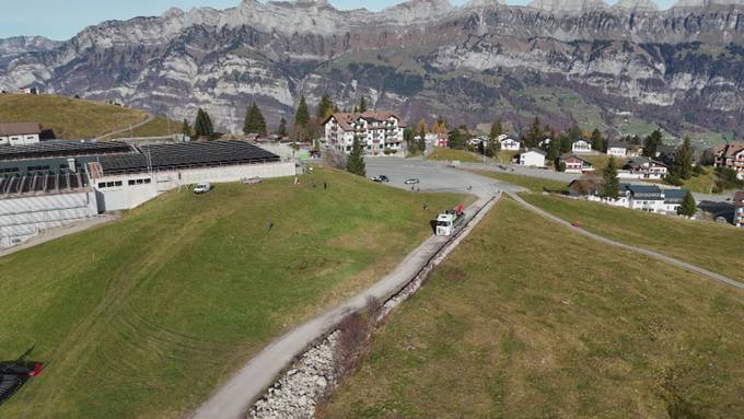 Skigebiet Flumserberg rüstet für den Winter