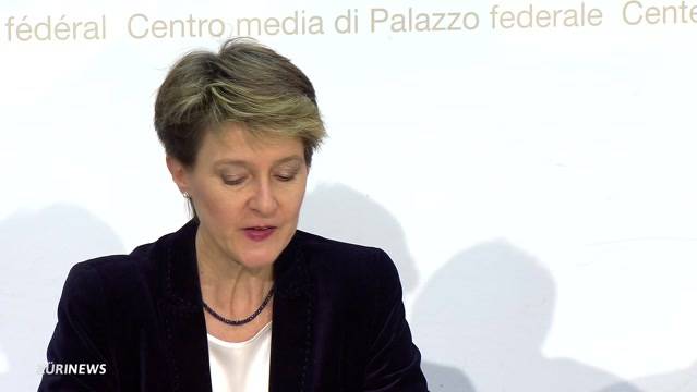 Reaktion von Bundesrätin Sommaruga