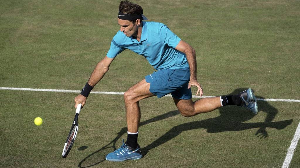 Roger Federer im Halbfinal gegen Nick Kyrgios.