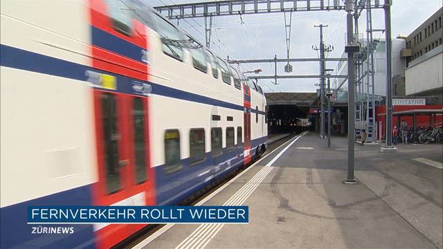 Bahnhof Winterthur nun wieder befahrbar