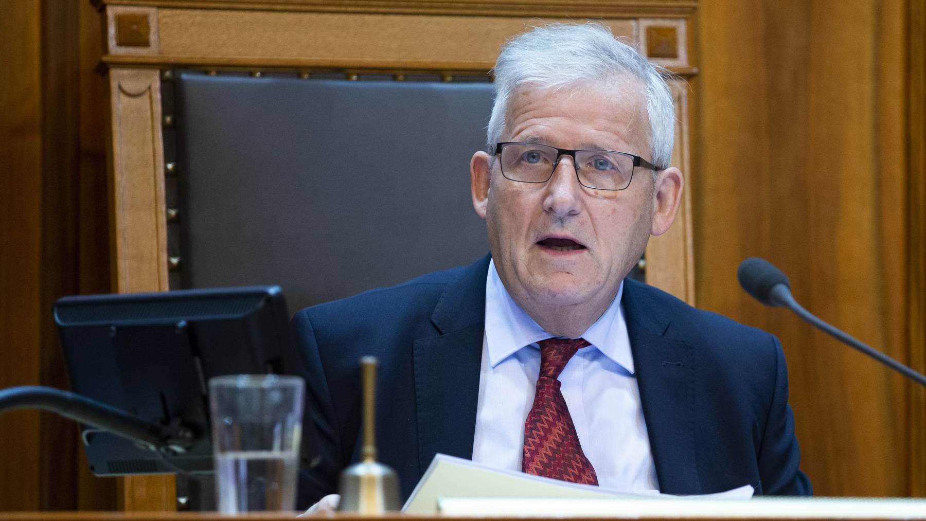 Laut Ständeratspräsident Hans Stöckli fiel der Entscheid in der Verwaltungsdelegation einstimmig.
