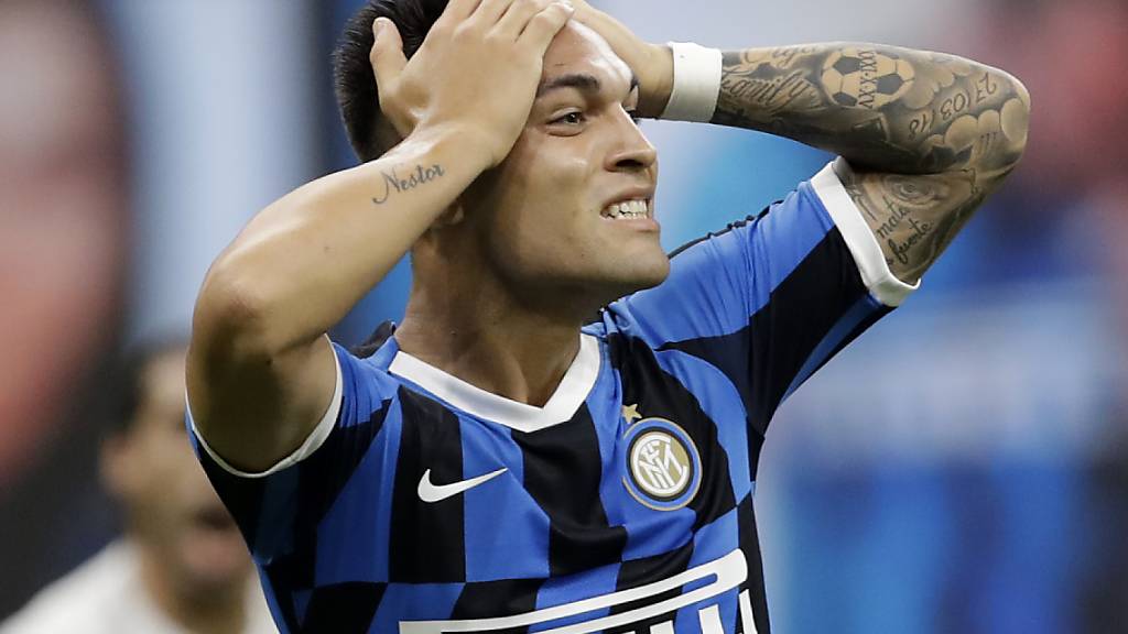 Grosse Chance vergeben: Inter Milans Goalgetter Lautaro Martinez ärgert sich während des 0:0 gegen Fiorentina