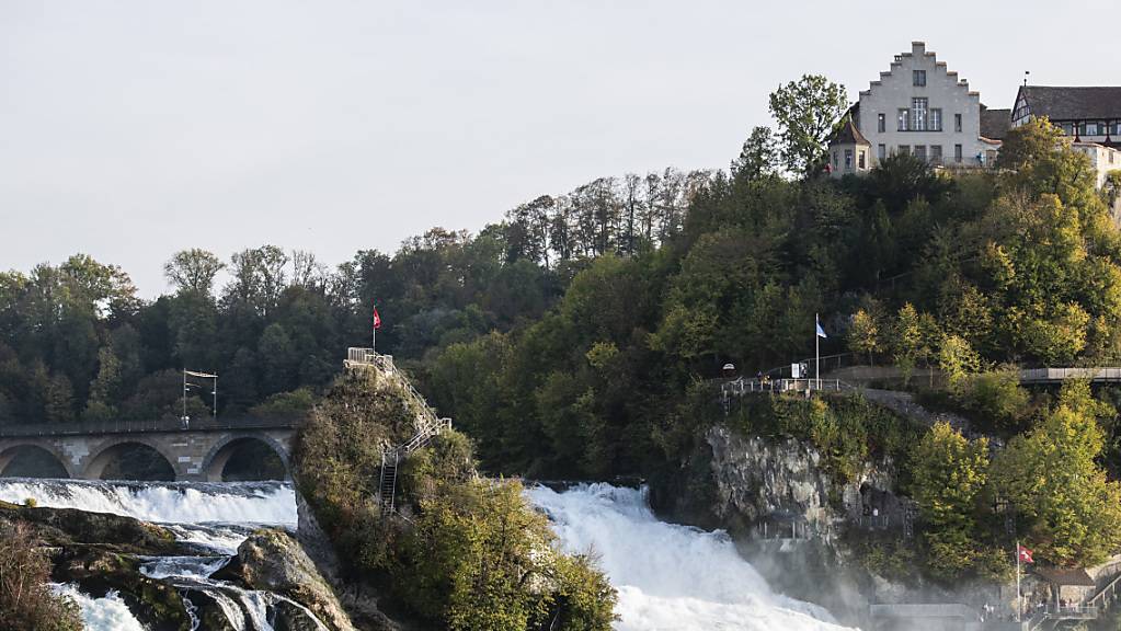 Der Kanton Zürich will das Schloss laufen für rund 50 Millionen Franken umbauen. Der Zugang zum Rheinfall soll aber auch während der Bauarbeiten möglich sein. (Archivbild)