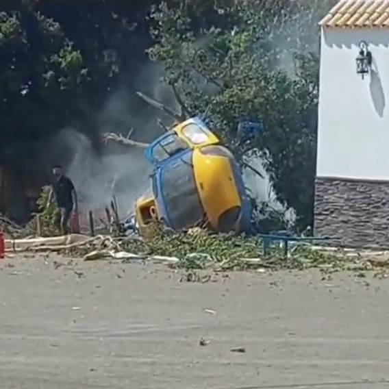 Pilot will zum Zmittag mit Helikopter zum Restaurant und stürzt ab