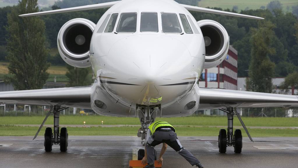 Auf dem Flugplatz St.Gallen-Altenrhein starten und landen häufig Privatflugzeuge.