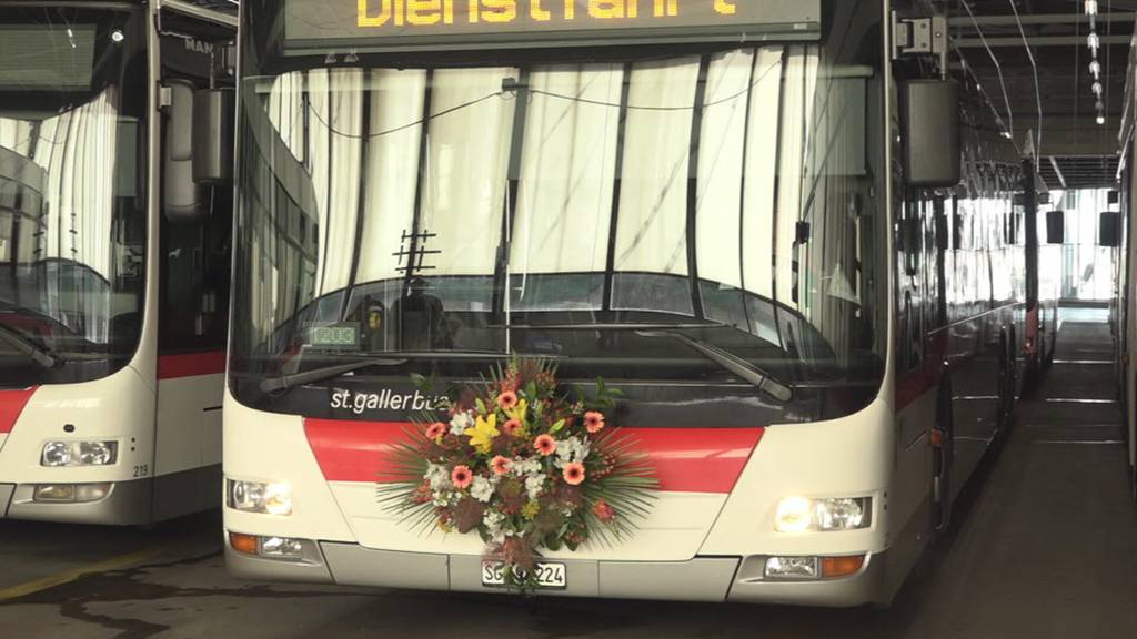 Nach fast 40 Jahren am Steuer: St.Galler Busfahrer verabschiedet sich