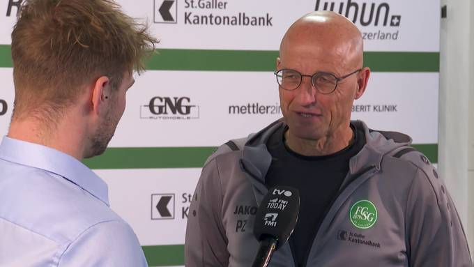Vor Spiel gegen Lugano: FCSG-Trainer Zeidler im Gespräch