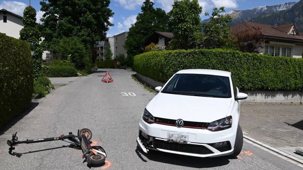 Der Unfall ereignete sich am Caznerweg in Cazis.